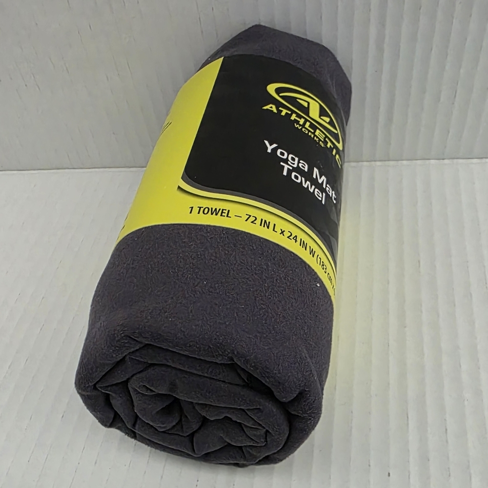 NWT Athletic Works Gray Yoga Mat Towel - Picture 6 of 12